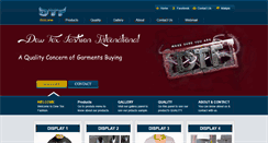 Desktop Screenshot of dewtexfashion.com